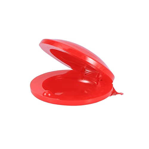 YARNOW Lernspielzeug Für Die Früherziehung Kleinkinder Für Babys Kastagnetten-Percussion- -kastagnetten Castanets Rot von YARNOW