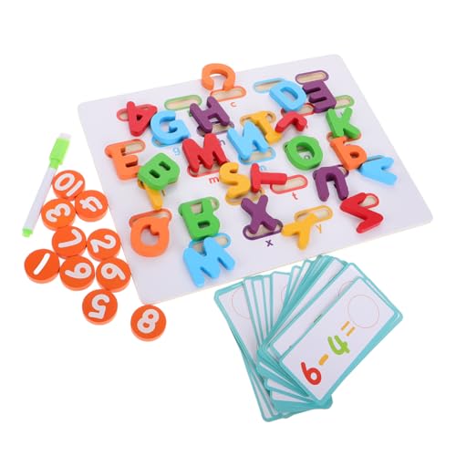 YARNOW Lernspielzeug Für Kleinkinder, Holzpuzzle, Sortierspielzeug, ABC-Form-rätsel, Zahlenpuzzle, Farbanpassungsspielzeug, Vorschul-spielspielzeug, Lernspielzeug Für Kleinkinder, Multi YARNOW Lernspielzeug Für Kleinkinder, Holzpuzzle, Sortierspielzeug, ABC-Form-rätsel, Zahlenpuzzle, Farbanpassungsspielzeug, Vorschul-spielspielzeug, Lernspielzeug Für Kleinkinder, Multi von YARNOW