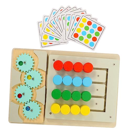 YARNOW Lernspielzeug Holz Farbzuordnung Spielset Pädagogisches Sortier und Denkspiel mit Bunten Holzbausteinen Fördert Feinmotorik und Farberkennung für Kleinkinder YARNOW Lernspielzeug Holz Farbzuordnung Spielset Pädagogisches Sortier und Denkspiel mit Bunten Holzbausteinen Fördert Feinmotorik und Farberkennung für Kleinkinder von YARNOW