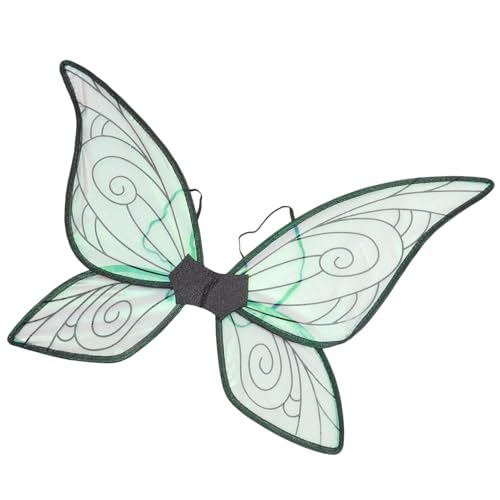 YARNOW Leuchtende Schmetterlingsflügel aus Leichtem Gauze mit Warmem LED Licht Verstellbar für Erwachsene und Zauberhafte für Party Cosplay und Festtagskostüm von YARNOW