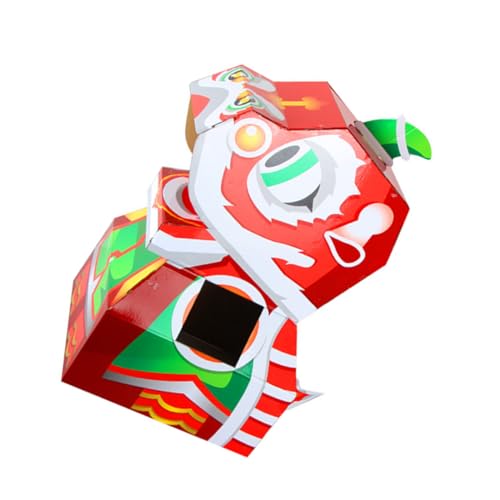 YARNOW Löwentanzkartonspielzeug Kinderkostüm Aus Pappe Chinese Dancing Lion Toy Aus Karton Selber Machen Kinderspielzeug Löwen Kostüm Kinderkarton Kinderkostüme Bunt YARNOW Löwentanzkartonspielzeug Kinderkostüm Aus Pappe Chinese Dancing Lion Toy Aus Karton Selber Machen Kinderspielzeug Löwen Kostüm Kinderkarton Kinderkostüme Bunt von YARNOW