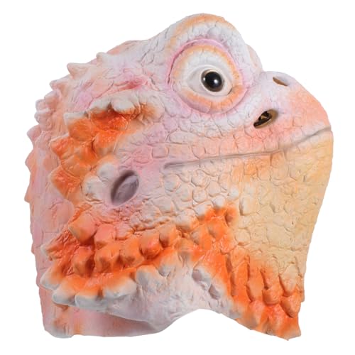 YARNOW Lustige Halloween Echsenmaske Tierkopf Kostüm Requisite für Party Cosplay Unisex Wiederverwendbar Einfach zu Tragen YARNOW Lustige Halloween Echsenmaske Tierkopf Kostüm Requisite für Party Cosplay Unisex Wiederverwendbar Einfach zu Tragen von YARNOW