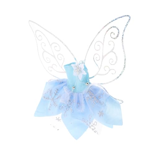 YARNOW Mädchenpuppen Feenkostüm mit Flügeln Bezauberndes Puppen Outfit für Anzieh Feenpartys Puppenkleid für Puppen Perfektes für Kleine YARNOW Mädchenpuppen Feenkostüm mit Flügeln Bezauberndes Puppen Outfit für Anzieh Feenpartys Puppenkleid für Puppen Perfektes für Kleine von YARNOW