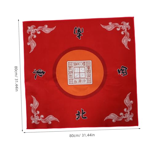 YARNOW Mahjong-tischdecke Brettspiel-tischmatte Spielmatte Spieltischabdeckung Für Partys Gaming-tischabdeckung Mahjong- Und Kartentisch-Abdeckung Universelle Tischdeckenmatte Stoff Rot YARNOW Mahjong-tischdecke Brettspiel-tischmatte Spielmatte Spieltischabdeckung Für Partys Gaming-tischabdeckung Mahjong- Und Kartentisch-Abdeckung Universelle Tischdeckenmatte Stoff Rot von YARNOW