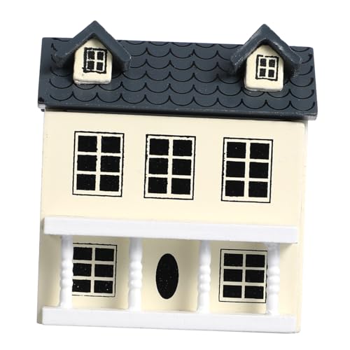 YARNOW Maßstab Bezaubernde Villa Mit Blauen Wänden Und Grauem Dach Für Mini Und Kreative Bastelprojekte YARNOW Maßstab Bezaubernde Villa Mit Blauen Wänden Und Grauem Dach Für Mini Und Kreative Bastelprojekte von YARNOW
