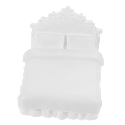 YARNOW Maßstab Europäisches Design Schlafzimmer Möbel Weißes Puppenhaus Bett Puppenhausmöbel Für Kreative Spielwelten YARNOW Maßstab Europäisches Design Schlafzimmer Möbel Weißes Puppenhaus Bett Puppenhausmöbel Für Kreative Spielwelten von YARNOW