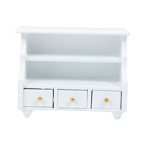 YARNOW Maßstab Puppenhaus Möbel DIY Mini Schrank Zubehör für Spielzimmer Dekoration und Geschenkidee von YARNOW