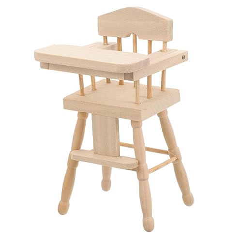 YARNOW Maßstab Realistische Mini Stuhl Dekoration für DIY Basteln Robustes Sitzmöbel für Puppenhaus Zubehör und Wohnszenen von YARNOW