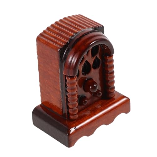 YARNOW Maßstab Robustes Holzspielzeug mit Retro Design Detailgetreue Puppenhaus Möbel Kreatives für Sammler Dekoratives Accessoire von YARNOW