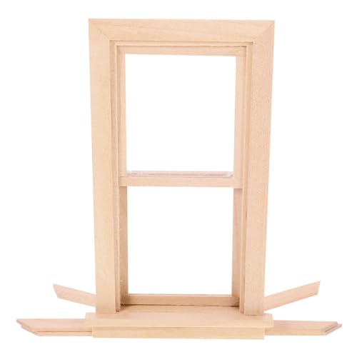 YARNOW Maßstab Unbemalt Langlebig und Stabil DIY Zubehör für Puppenhaus Möbel und Miniaturhäuser Fördert Kreativität und Feinmotorik bei Kindern von YARNOW