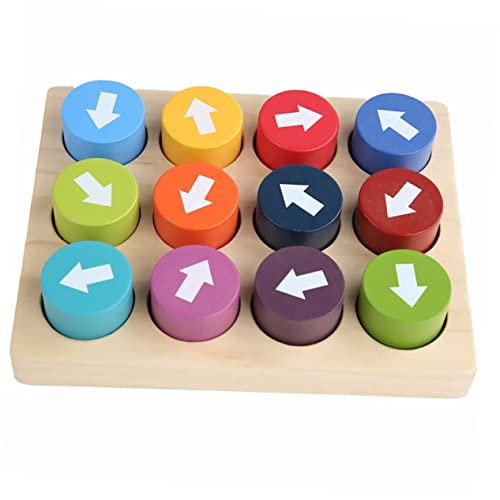 YARNOW Matching Holzspielzeug für Kognitive Entwicklung Lernspiel für Fördert Fähigkeiten und Zusammenarbeit der Familie Sicheres Material aus Holz für Einsatz zu Hause Schule YARNOW Matching Holzspielzeug für Kognitive Entwicklung Lernspiel für Fördert Fähigkeiten und Zusammenarbeit der Familie Sicheres Material aus Holz für Einsatz zu Hause Schule von YARNOW
