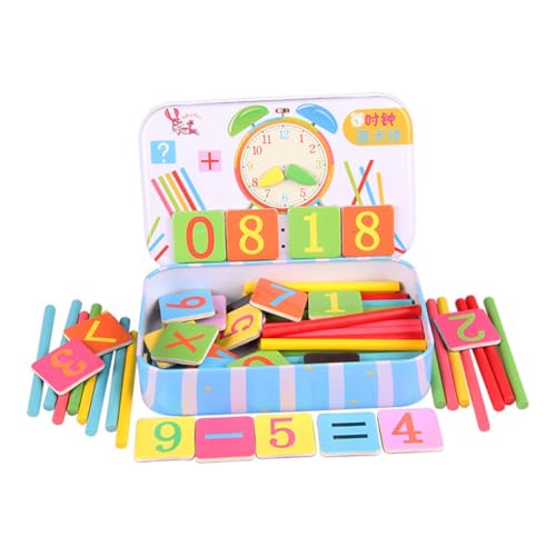 YARNOW Mathematik Lernspielzeug für Zählstäbe Mathematikfähigkeiten Erkennen und Mengen zu Verstehen Farbenfroh und Kinderfreundlich YARNOW Mathematik Lernspielzeug für Zählstäbe Mathematikfähigkeiten Erkennen und Mengen zu Verstehen Farbenfroh und Kinderfreundlich von YARNOW