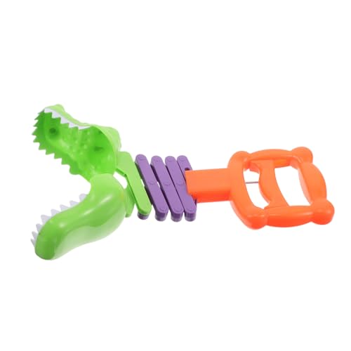 YARNOW Mechanischer Alligator-Design aus Sicherem Kunststoff Ausziehbar Interaktives Tier Halloween Geburtstagsfeiern Lustiger Greifarm Scherzen von YARNOW