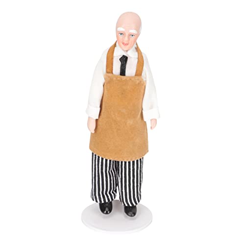 YARNOW Menschen Figur Leute aus dem Puppenhaus Miniatur-Porzellanpuppenkoch Mini -Figur Mini-Charaktermodelle Puppenhauskoch winzige Menschenfiguren People -Figurenmodell Stoff YARNOW Menschen Figur Leute aus dem Puppenhaus Miniatur-Porzellanpuppenkoch Mini -Figur Mini-Charaktermodelle Puppenhauskoch winzige Menschenfiguren People -Figurenmodell Stoff von YARNOW