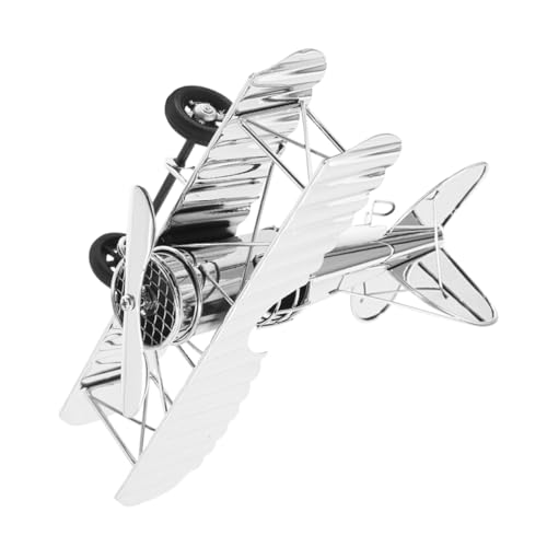 YARNOW Metall Miniaturflugzeug Figur Retro Flugzeug Sammler Vintage Industriedekor Für Büroschreibtisch Zubehör Pilot-Thema Kernstück YARNOW Metall Miniaturflugzeug Figur Retro Flugzeug Sammler Vintage Industriedekor Für Büroschreibtisch Zubehör Pilot-Thema Kernstück von YARNOW