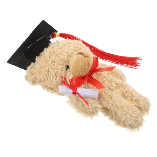 YARNOW Mini Abschlussbär mit Blumenstraußverpackung Plüschbär für Abschlussfeiern Süßes für Absolventen für High School und College YARNOW Mini Abschlussbär mit Blumenstraußverpackung Plüschbär für Abschlussfeiern Süßes für Absolventen für High School und College von YARNOW
