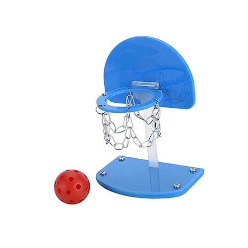 YARNOW Mini Basketball Set für Vögel Interaktives Lernspielzeug für Papageien Blau Fördert Kreativität und Geschicklichkeit für Vogelkäfige YARNOW Mini Basketball Set für Vögel Interaktives Lernspielzeug für Papageien Blau Fördert Kreativität und Geschicklichkeit für Vogelkäfige von YARNOW