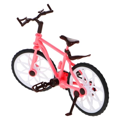 YARNOW Mini Fahrradmodell für Puppenhaus Kreative Fahrraddekoration für Fantasievolles und Vielseitige Szenarien Leicht Tragbar und Detailreich Gestaltet von YARNOW