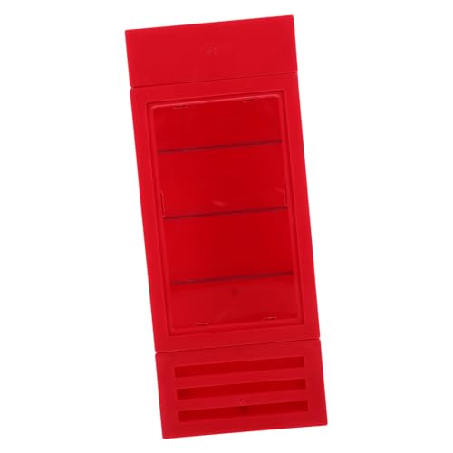 YARNOW Mini Gefrierschrank Modell Dekoration Puppenmöbel Kleiner Kühlschrank Fürs Zimmer Mini Kühlschrank Für Puppen Kleine Haushaltsgeräte Kleiner Kühlschrank Modell von YARNOW