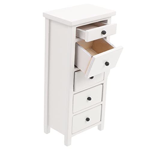 YARNOW Mini Holzschrank Für Puppenhaus Weißer Aufbewahrungsschrank Puppenhaus Zubehör Holzspeicherschrank Für Kreative Spielwelten YARNOW Mini Holzschrank Für Puppenhaus Weißer Aufbewahrungsschrank Puppenhaus Zubehör Holzspeicherschrank Für Kreative Spielwelten von YARNOW