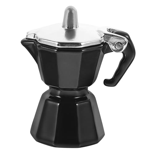 YARNOW Mini-Kaffeekanne Espresso Machen Kaffeemaschine Puppe Mini-Foto-Requisite lebensechte Kaffeekanne kleine Kaffeekanne Küchenrequisiten vorgeben Mini-Kessel Legierung Schwarz YARNOW Mini-Kaffeekanne Espresso Machen Kaffeemaschine Puppe Mini-Foto-Requisite lebensechte Kaffeekanne kleine Kaffeekanne Küchenrequisiten vorgeben Mini-Kessel Legierung Schwarz von YARNOW