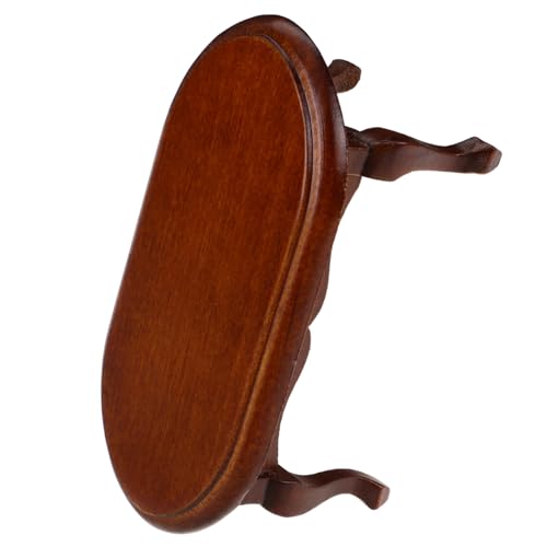 YARNOW Mini-Möbelmodell Puppe Dekoration Mikro Ende rechteckig klein Mini-Esstisch Miniatur-Hausmöbel Miniatur-Beistelltisch Modell teetisch aus Holz Mini-Haustisch Birke Light Brown von YARNOW