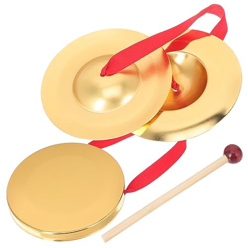 YARNOW Mini Percussion Gong Teilig aus Metall Große Instrumente für Musikunterricht Bühnenperformance Vielseitiges Party Zubehör Langlebig und Handlich von YARNOW