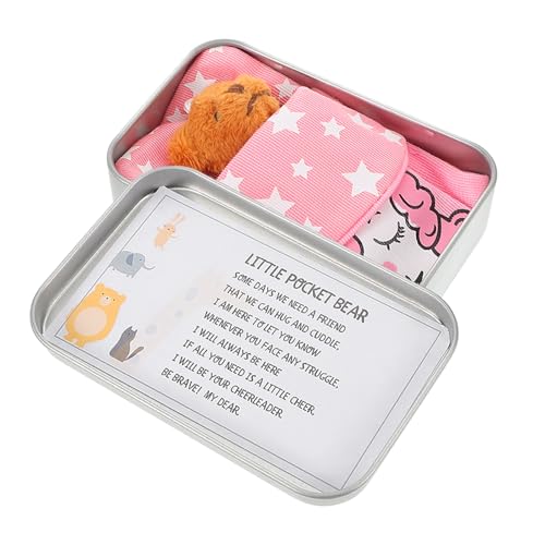 YARNOW Mini Plüschbär in Blechdose Süße Deko für Kinderzimmer Plüschbär Kuscheltier für Zuhause Kleiner Taschenbär Niedliches Mini in Tin Box Vielseitige Raumdekoration YARNOW Mini Plüschbär in Blechdose Süße Deko für Kinderzimmer Plüschbär Kuscheltier für Zuhause Kleiner Taschenbär Niedliches Mini in Tin Box Vielseitige Raumdekoration von YARNOW