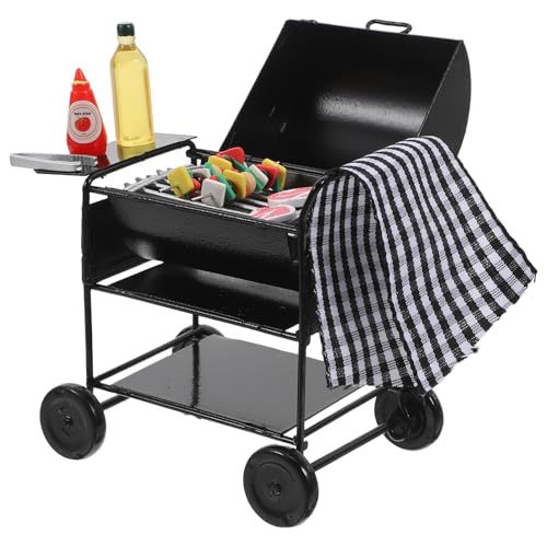 YARNOW Mini-Puppenhausgrill 1:12 Miniatur-Grillgrillofen Modell Puppenhaus Kochwerkzeug Outdoor-Hofszene Ornament YARNOW Mini-Puppenhausgrill 1:12 Miniatur-Grillgrillofen Modell Puppenhaus Kochwerkzeug Outdoor-Hofszene Ornament von YARNOW
