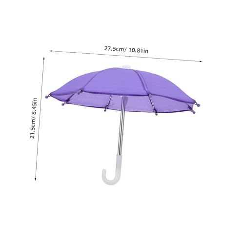 YARNOW Mini Regenschirm für Puppen Dekorativer Regenschirm für Puppenhaus Fotoshootings Hochzeiten und Spielzeugzubehör für Amerikanische Puppen und Modelle von YARNOW