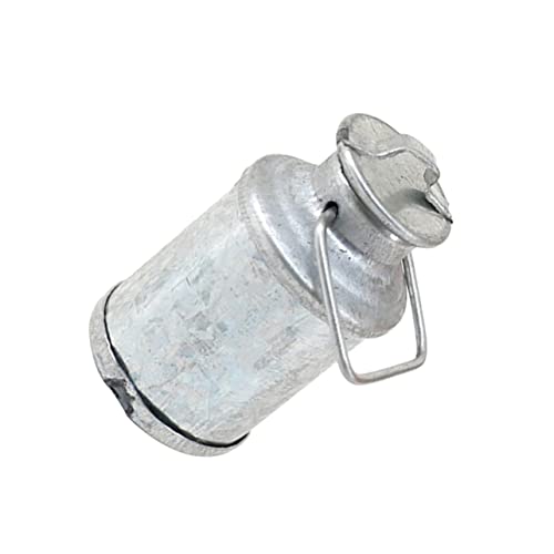 YARNOW Mini Retro Milchkännchen Modell aus Eisenblech Vintage Puppenhaus Küchenzubehör Mini Möbel Szene Zubehör für Bauernhaus und DIY von YARNOW