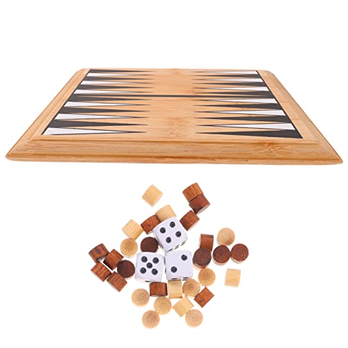 YARNOW Mini Tragbares Schachspielset aus Bambus Doppel Landspielzeug für Erwachsene Unterhaltsame Brettspiele für Ganze Familie YARNOW Mini Tragbares Schachspielset aus Bambus Doppel Landspielzeug für Erwachsene Unterhaltsame Brettspiele für Ganze Familie von YARNOW