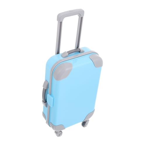 YARNOW Mini-Trolley Puppenkoffer Mini-Koffer Mini-Reisekoffer Mini-Gepäck-Partygeschenk Spielzeugkoffer Miniatur-Puppenhauszubehör Koffer für Puppen Abs Sky-Blue YARNOW Mini-Trolley Puppenkoffer Mini-Koffer Mini-Reisekoffer Mini-Gepäck-Partygeschenk Spielzeugkoffer Miniatur-Puppenhauszubehör Koffer für Puppen Abs Sky-Blue von YARNOW