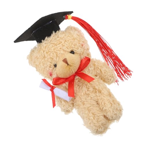YARNOW Mini-abschlussbär, Plüsch-stofftier Mit Mütze, Klasse 2025, Abschlussgeschenk Für College, High School, DIY-schlüsselanhänger, Abschlussfeier, Dekoration, von YARNOW