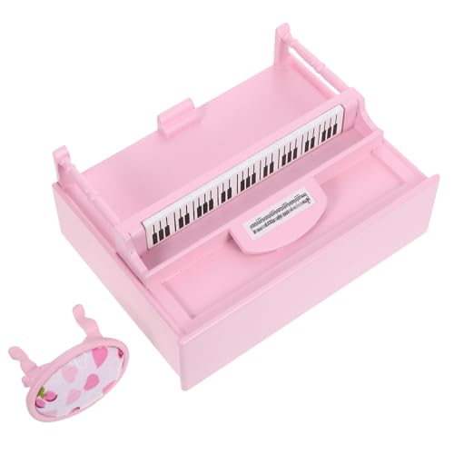 YARNOW Mini-klavierdekoration Klavier Miniatur -klavierdekoration Miniatur-möbelspielzeug Klavierminiatur Miniklavier Mit Hocker Spielzeugklavier Klavierfigur Rosa Hölzern YARNOW Mini-klavierdekoration Klavier Miniatur -klavierdekoration Miniatur-möbelspielzeug Klavierminiatur Miniklavier Mit Hocker Spielzeugklavier Klavierfigur Rosa Hölzern von YARNOW