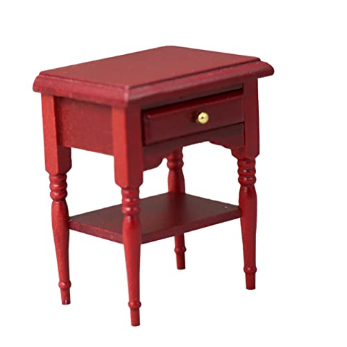 YARNOW Mini -simulierter Nachttisch Puppenhausmöbel Miniatur klein Mädchen Nachttisch Nachttisch Mini-Nachttisch Mini-Retro-Nachttisch Mini-Hausversorgung hölzern rot YARNOW Mini -simulierter Nachttisch Puppenhausmöbel Miniatur klein Mädchen Nachttisch Nachttisch Mini-Nachttisch Mini-Retro-Nachttisch Mini-Hausversorgung hölzern rot von YARNOW