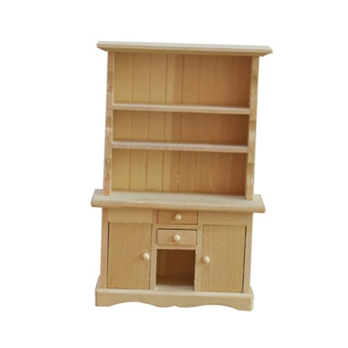 YARNOW Miniatur Bücherregal aus Birkenholz Handgefertigte Puppenhaus Möbel Kleines Dekoratives Sideboard Robustes Miniaturmöbel für Puppenstuben und Sammelobjekte YARNOW Miniatur Bücherregal aus Birkenholz Handgefertigte Puppenhaus Möbel Kleines Dekoratives Sideboard Robustes Miniaturmöbel für Puppenstuben und Sammelobjekte von YARNOW