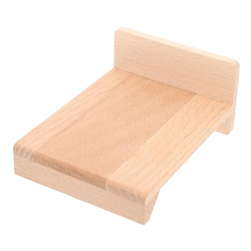 YARNOW Miniatur Doppelbett Puppenhaus Möbel Miniaturbett für Kinderzimmer Zubehör Leichtes Detailreiches Miniaturmöbel für Puppenhaus Dekoration YARNOW Miniatur Doppelbett Puppenhaus Möbel Miniaturbett für Kinderzimmer Zubehör Leichtes Detailreiches Miniaturmöbel für Puppenhaus Dekoration von YARNOW