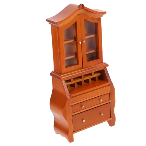 YARNOW Miniatur Holz Bücherregal für Puppenhaus Stabiles Realistisch Gestaltetes Miniaturmöbel in Gelbholzfarbe Dekoratives Display für Puppenhauszubehör und Bastelprojekte Platzsparend YARNOW Miniatur Holz Bücherregal für Puppenhaus Stabiles Realistisch Gestaltetes Miniaturmöbel in Gelbholzfarbe Dekoratives Display für Puppenhauszubehör und Bastelprojekte Platzsparend von YARNOW