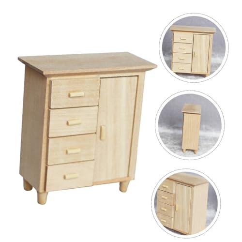 YARNOW Miniatur Holz Sideboard Puppenmöbel DIY zum Bemalen Stabiler Kleiner Schrank mit Puppenhaus Zubehör für Miniatur Wohnraumgestaltung YARNOW Miniatur Holz Sideboard Puppenmöbel DIY zum Bemalen Stabiler Kleiner Schrank mit Puppenhaus Zubehör für Miniatur Wohnraumgestaltung von YARNOW