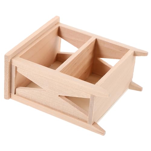 YARNOW Miniatur Holzschrank für Puppenhaus Handgefertigtes Kompaktes Bücherregal Naturbelassenes Möbelmodell Detailreiches DIY Puppenhaus Zubehör für Kleine Räume und Dekoration YARNOW Miniatur Holzschrank für Puppenhaus Handgefertigtes Kompaktes Bücherregal Naturbelassenes Möbelmodell Detailreiches DIY Puppenhaus Zubehör für Kleine Räume und Dekoration von YARNOW