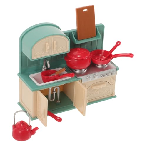 YARNOW Miniatur Küchenzubehör Realistische Mini Puppenhaus Küche mit Verschiedenen Utensilien Langlebig Farbecht Kompakt und Tragbar für Rollenspiel und Puppenhaus Dekoration YARNOW Miniatur Küchenzubehör Realistische Mini Puppenhaus Küche mit Verschiedenen Utensilien Langlebig Farbecht Kompakt und Tragbar für Rollenspiel und Puppenhaus Dekoration von YARNOW