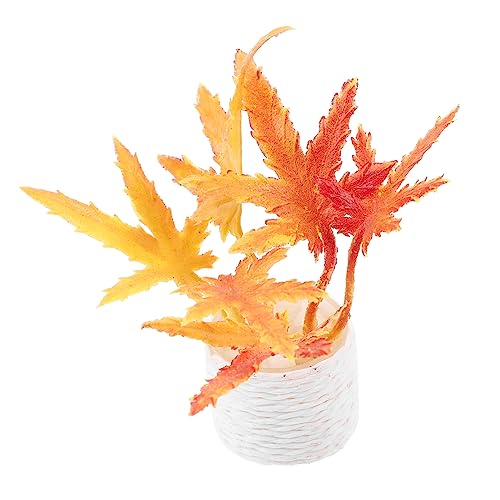 YARNOW Miniatur Künstliche Bonsai Pflanze Mini Topf Grünpflanze Puppenhaus Dekoration Mikro Landschaft Ornament Robust und Farbecht für Sandtisch und Modellbau YARNOW Miniatur Künstliche Bonsai Pflanze Mini Topf Grünpflanze Puppenhaus Dekoration Mikro Landschaft Ornament Robust und Farbecht für Sandtisch und Modellbau von YARNOW