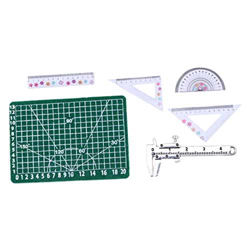 YARNOW Miniatur Metall Schieblehre mit Schneidematte Detailgetreues Puppenhaus Zubehör Dekoratives DIY Messwerkzeug Leichtes für Vielseitig als Dekoration und Requisit Geeignet YARNOW Miniatur Metall Schieblehre mit Schneidematte Detailgetreues Puppenhaus Zubehör Dekoratives DIY Messwerkzeug Leichtes für Vielseitig als Dekoration und Requisit Geeignet von YARNOW