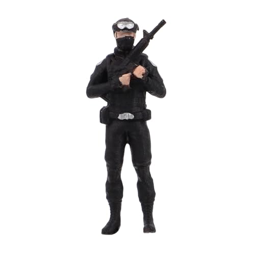 YARNOW Miniatur- -Modell kleine Figuren aus Kunstharz Mini-Gartenfiguren Minifiguren aus Harz für Polizisten Harzfiguren Actionfiguren der Mini-Dinge von YARNOW
