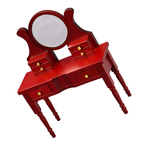 YARNOW Miniatur Puppenhaus Möbel Schminktisch Modell Leichte Mini Dekoration Klassischer Miniatur Schminktisch für Puppenhaus als Dekoratives Ornament und DIY Zubehör YARNOW Miniatur Puppenhaus Möbel Schminktisch Modell Leichte Mini Dekoration Klassischer Miniatur Schminktisch für Puppenhaus als Dekoratives Ornament und DIY Zubehör von YARNOW