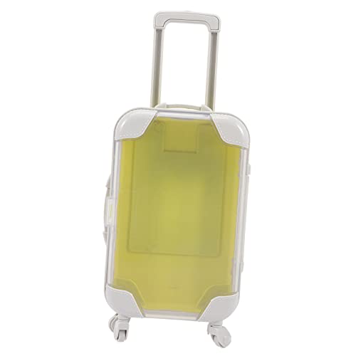 YARNOW Miniatur Puppenkoffer Kleines Gelb grünes Rollgepäck für Puppen Detailreiche Mini Reisebox Geeignet als Geburtstagsgeschenk und Dekoration für Puppenhäuser YARNOW Miniatur Puppenkoffer Kleines Gelb grünes Rollgepäck für Puppen Detailreiche Mini Reisebox Geeignet als Geburtstagsgeschenk und Dekoration für Puppenhäuser von YARNOW