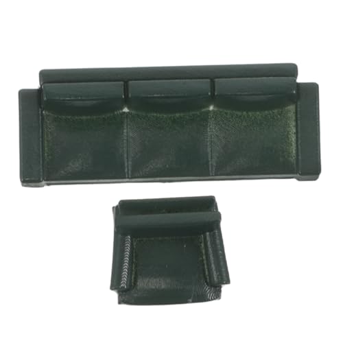 YARNOW Miniatur Sofa Modell Hochrealistische Puppenhaus Möbel aus Resin Dekoration für Miniaturzimmer Leicht und Kompakt für DIY Projekte und Kreative Fotografie von YARNOW