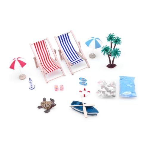 YARNOW Miniatur Strandkorb und Kleines Boot Realistische Mini Haus Dekoration Lebensechte Mikro Strand Szene Kreatives DIY Zubehör für Puppenhaus und Gartendeko Fein Verarbeitet YARNOW Miniatur Strandkorb und Kleines Boot Realistische Mini Haus Dekoration Lebensechte Mikro Strand Szene Kreatives DIY Zubehör für Puppenhaus und Gartendeko Fein Verarbeitet von YARNOW
