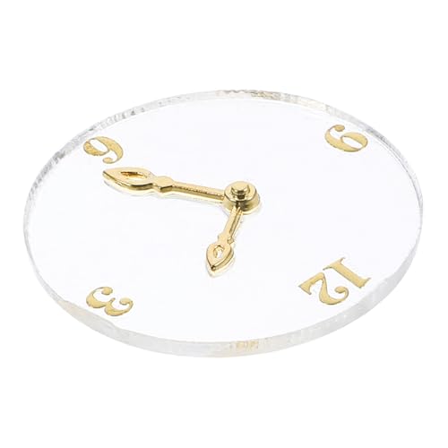 YARNOW Miniatur-Wanduhr Wohnkultur Miniaturen Uhrenwand Dekoration puppenhaus kleine Wanduhr für Puppe Mini-Uhrenfigur Miniaturmöbel Miniatur-Zubehör Mini-Wanduhr Acryl YARNOW Miniatur-Wanduhr Wohnkultur Miniaturen Uhrenwand Dekoration puppenhaus kleine Wanduhr für Puppe Mini-Uhrenfigur Miniaturmöbel Miniatur-Zubehör Mini-Wanduhr Acryl von YARNOW